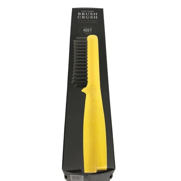 Drybar The Baby Brush Crush Heated Straightening Brush Travel Hair Straightener - Picture 6 of 10